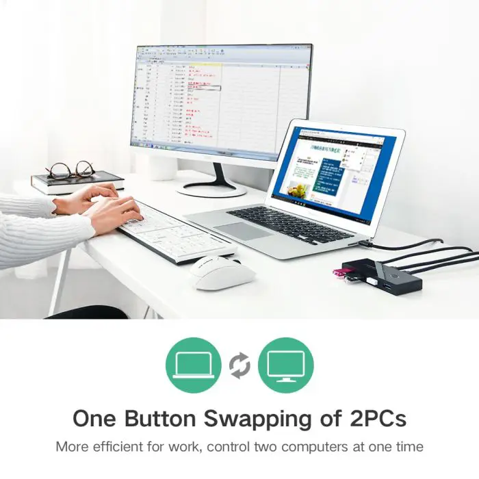 Ugreen USB switch 4x USB 3.0 - box