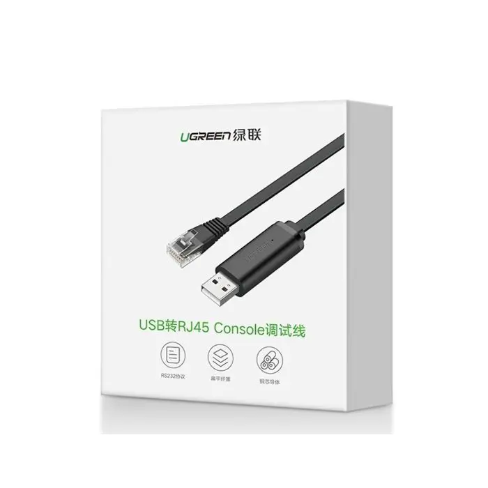 UGREEN USB to A RJ45 console cable 1.5m - box