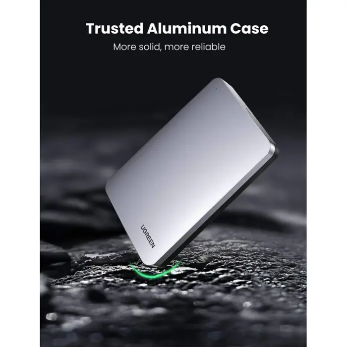 UGREEN vanjsko kućište, 2.5" HDD/SSD, SATA, USB-C 3.1