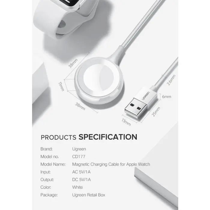 Ugreen wireless charging module for Apple Watch