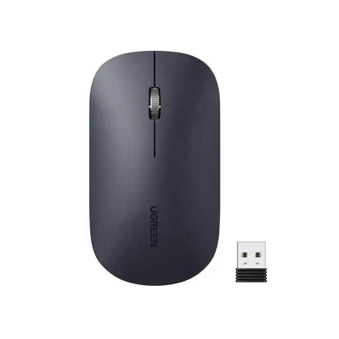 Ugreen wireless silent, thin and light mouse 2.4GHz, 400DPI black - box