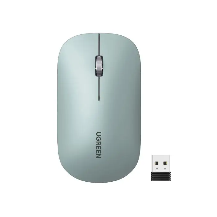 Ugreen wireless silent, thin and light mouse 2.4GHz, 400DPI green - box