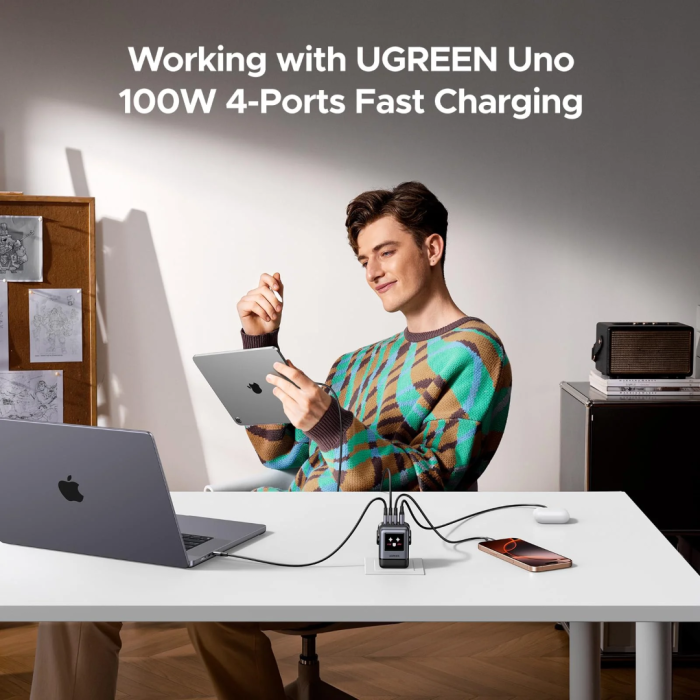 UNGREEN UNO charger 100W with four connections