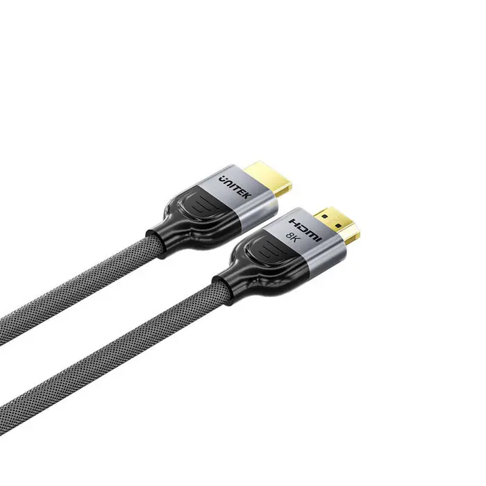 UNITEK HDMI CABLE 2.1 LUX BRAIDED NYLON, 1.5M