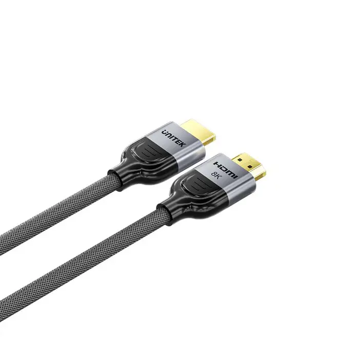 UNITEK HDMI CABLE 2.1 LUX BRAIDED NYLON, 2M