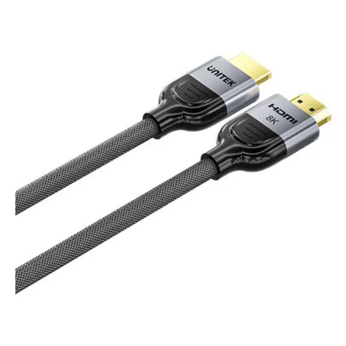 UNITEK HDMI CABLE 2.1 LUX BRAIDED NYLON, 2M