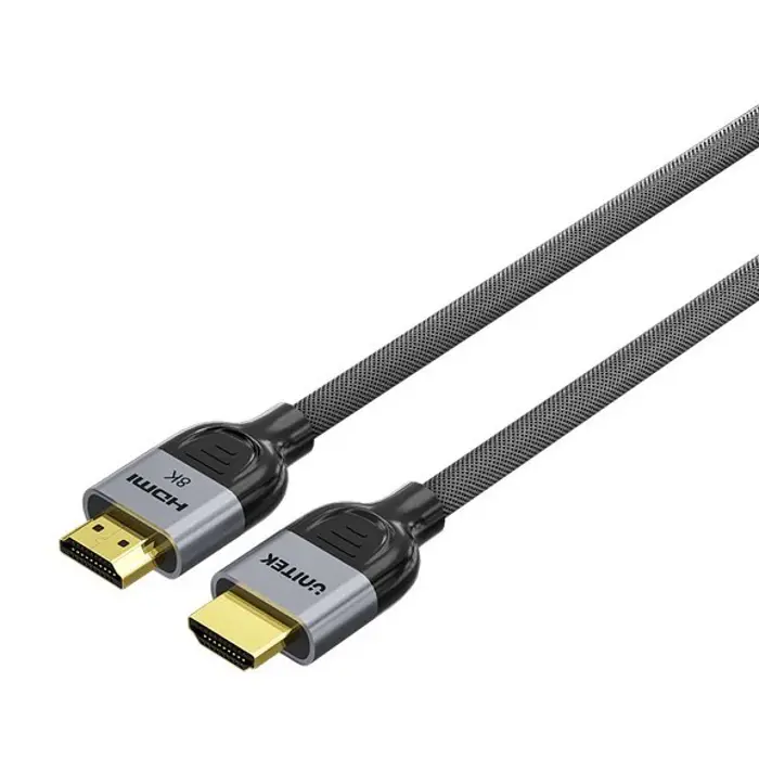 UNITEK HDMI CABLE 2.1 LUX BRAIDED NYLON, 3M