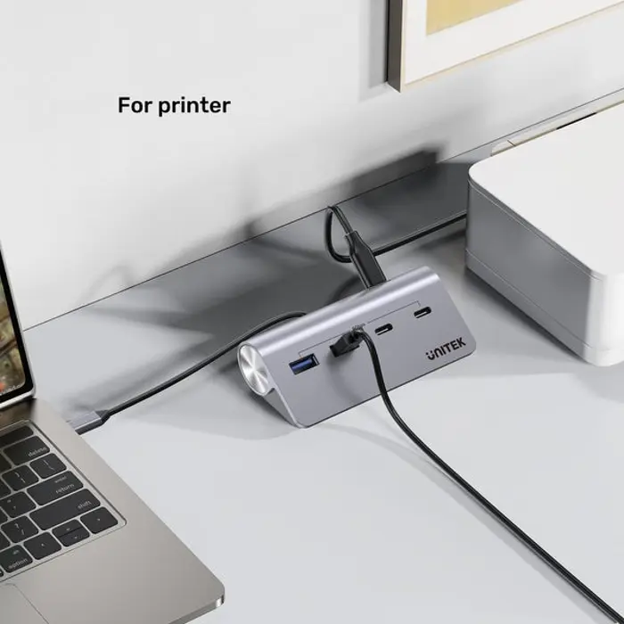UNITEK HUB USB-C 2X USB-C 2X USB-A 5GBPS ALU