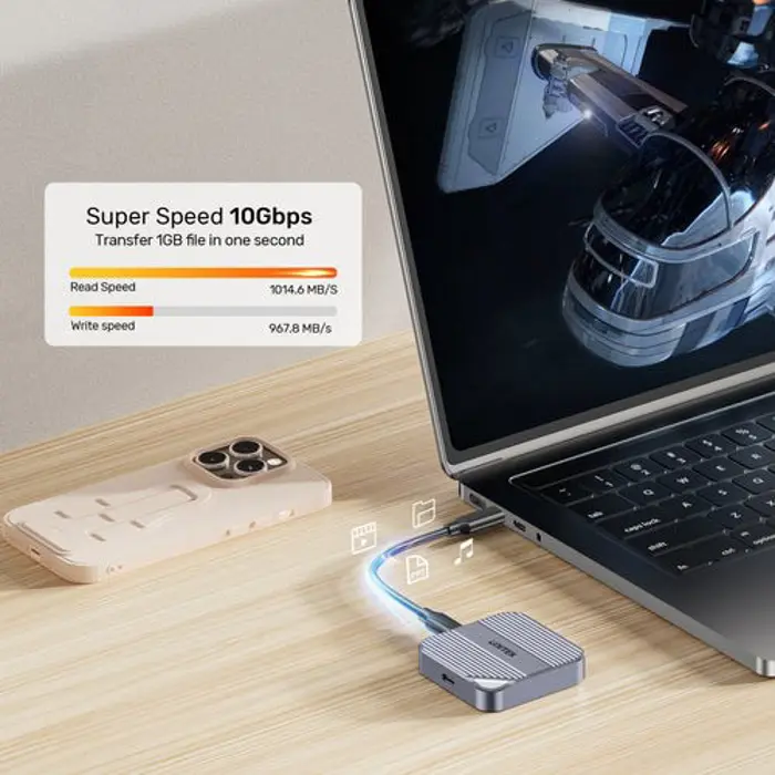 Unitek Magnetic Enclosure USB-C for M.2 SSD