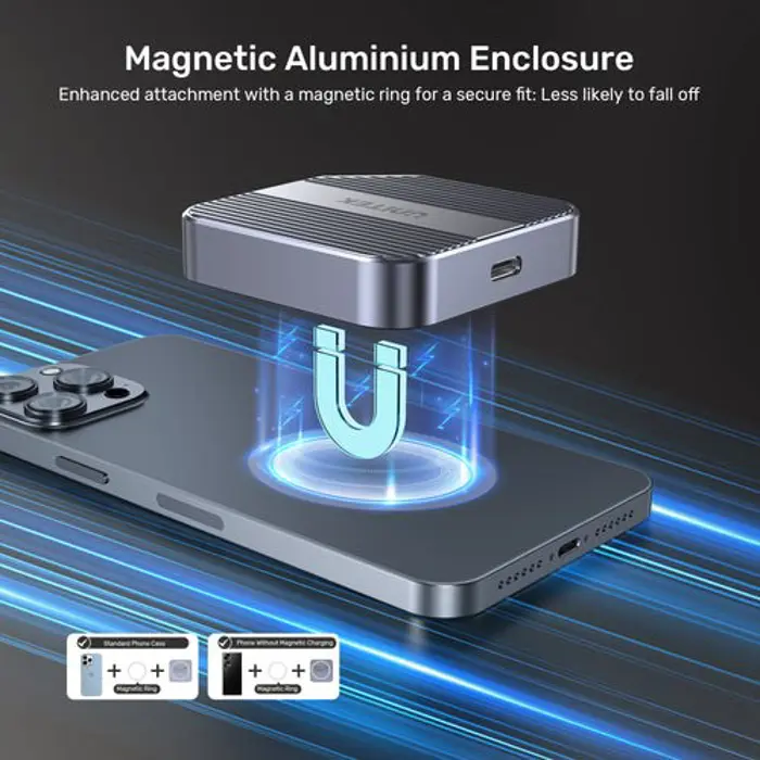 Unitek Magnetic Enclosure USB-C for M.2 SSD