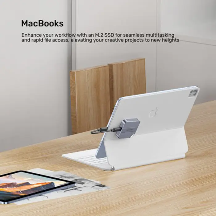 Unitek Magnetic Enclosure USB-C for M.2 SSD