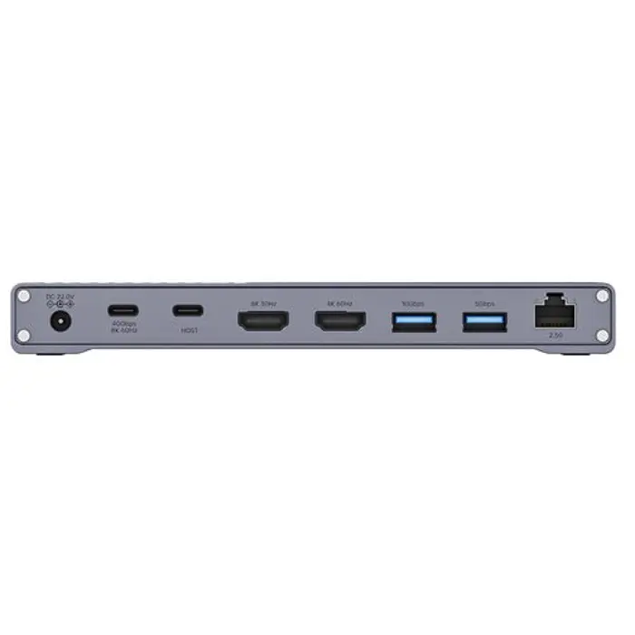 Unitek Potrójna stacja dokująca USB4 40Gb/s,Napajanje 120W