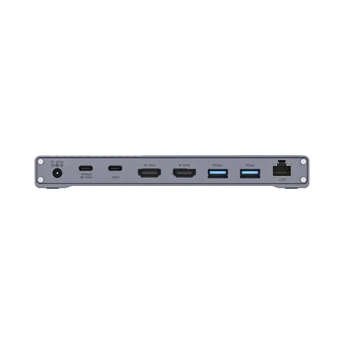 Unitek Potrójna stacja dokująca USB4 40Gb/s,Napajanje 120W