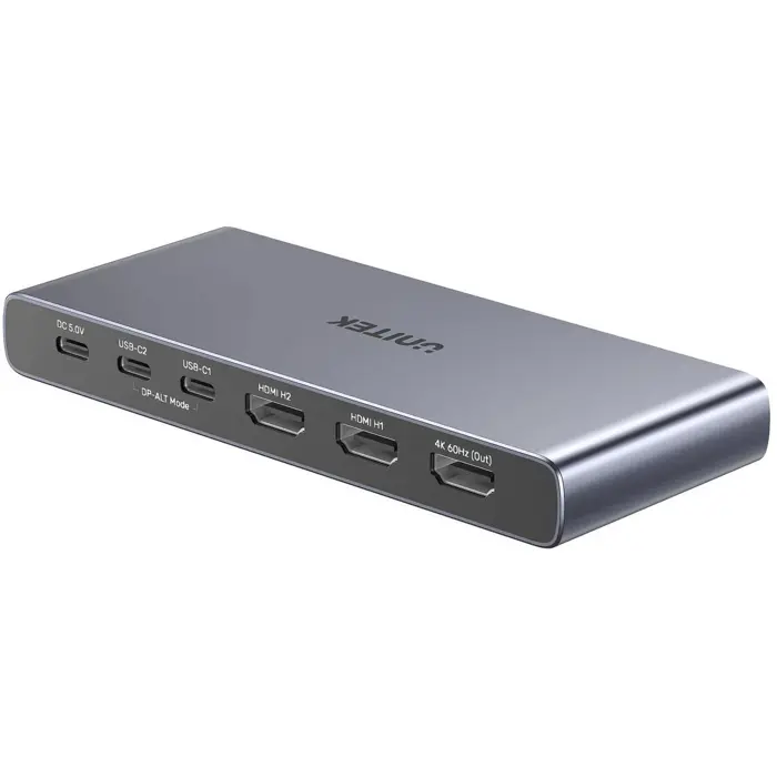 Unitek Przełącznik 4K HDMI/USB-C 4 out i 1 in
