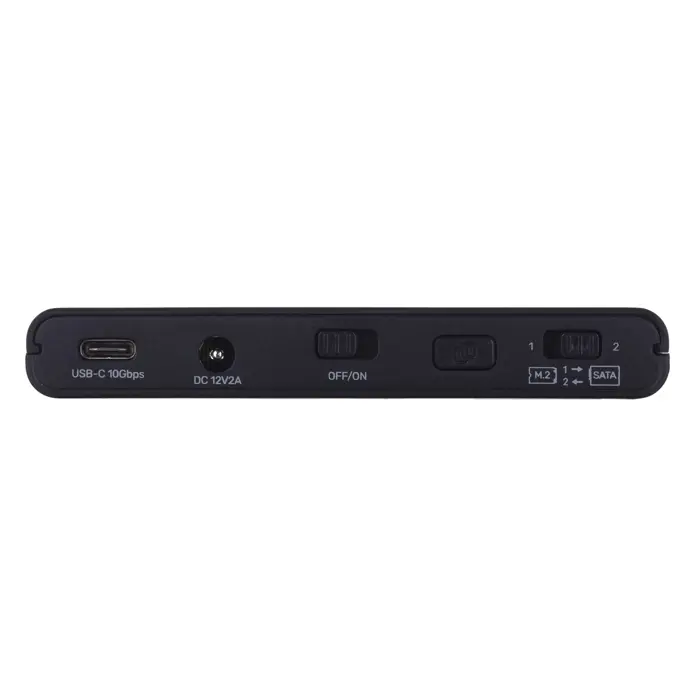 UNITEK S1222A cable gender changer USB 3.2 SATA 2,5/3,5' & M.2 PCIE/NVME Black