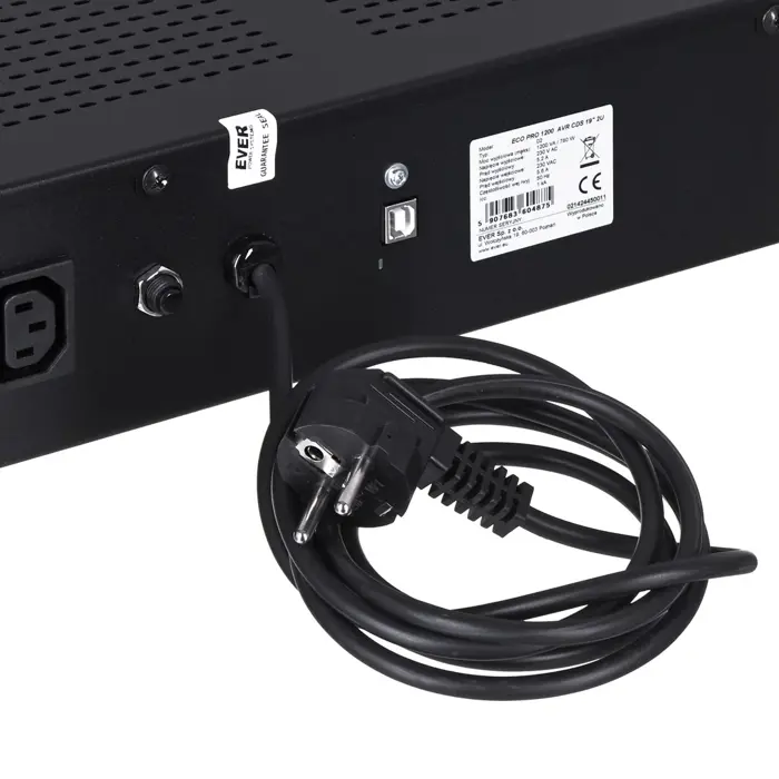 UPS EVER ECO Pro 1200 AVR CDS 19" (Rack; 1200VA) (W/EAVRRM-001K20/00)