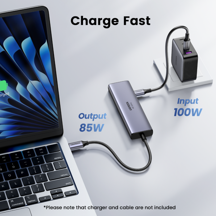 URGREEN 6V1 WORKING WITH 100W PD USB-C Input