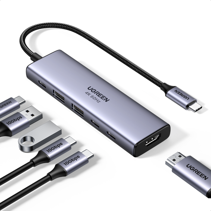 URGREEN 6V1 WORKING WITH 100W PD USB-C Input