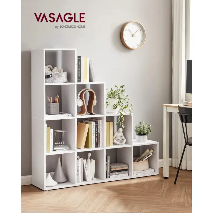 Vasagle closet or rack with 10 open drawers, white