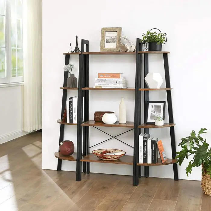 VASAGLE Vintage corner stand LLS34X