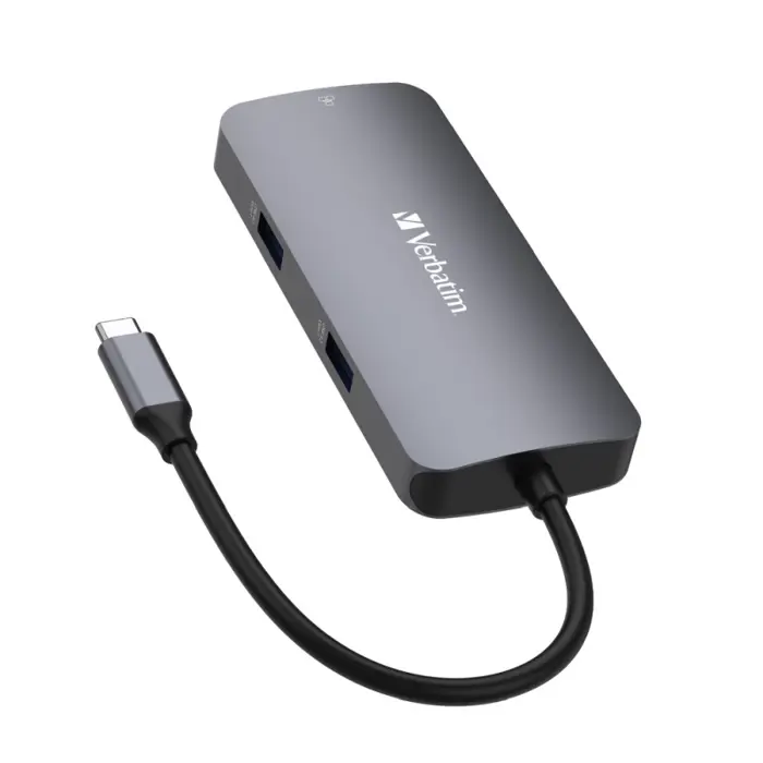 Verbatim CMH-05 USB-C Pro Multiport 5 Port Hub (1 x HDMI, 1 x RJ45, 2 x USB-A 3.0, 1 x USB-C PD)