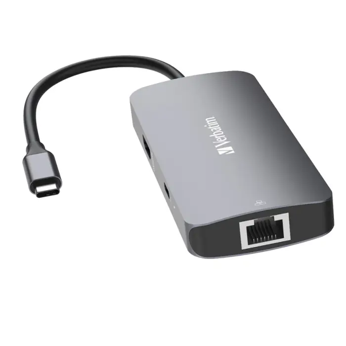 Verbatim CMH-05 USB-C Pro Multiport 5 Port Hub (1 x HDMI, 1 x RJ45, 2 x USB-A 3.0, 1 x USB-C PD)