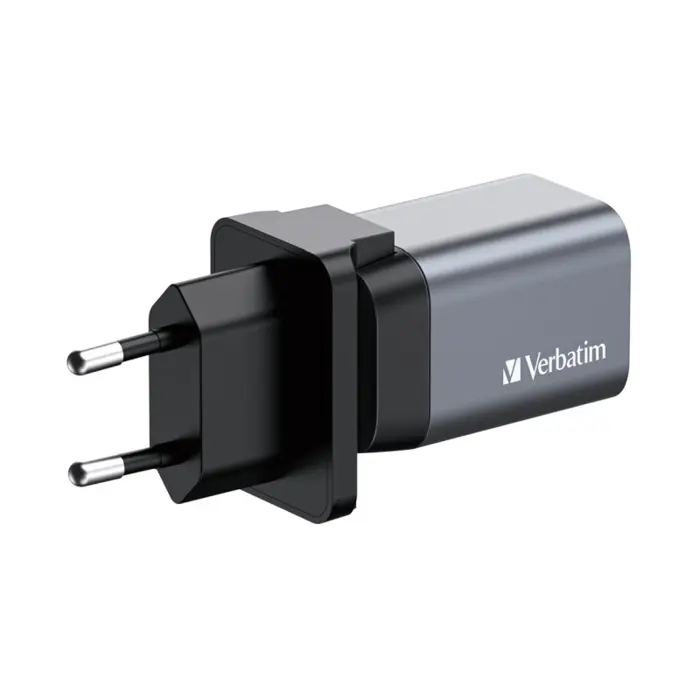 Verbatim GNC-35 GaN Charger 35W 1xUSB-C/1xUSB-A