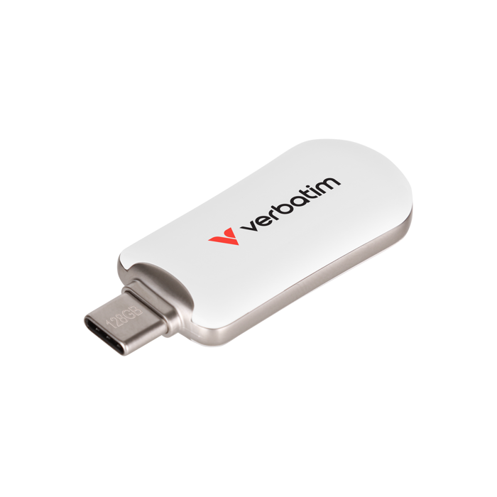 Verbatim Plectra USB-C Flash Drive 128GB, bijeli