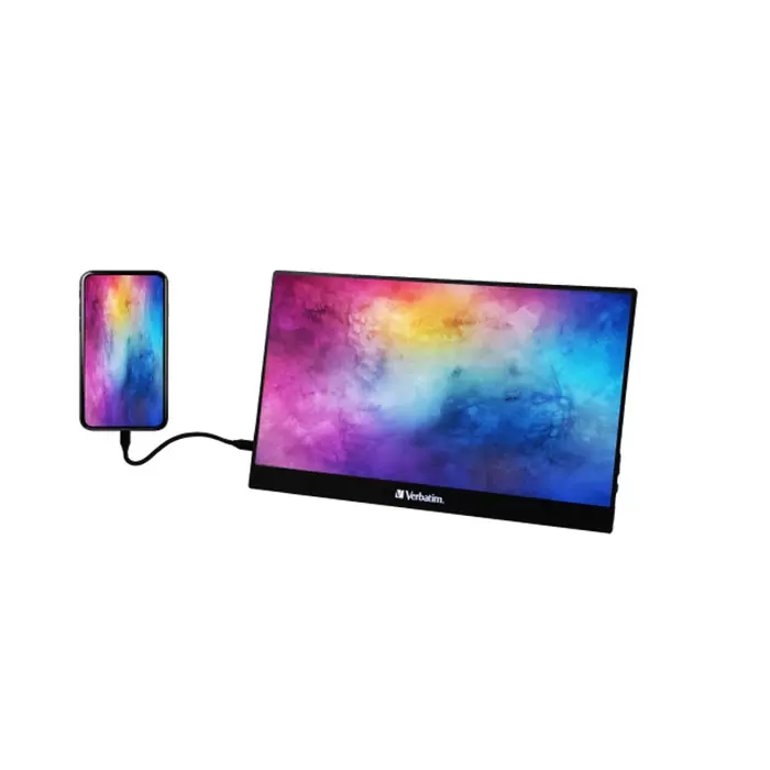 Verbatim PM-14 prijenosni zaslon 14" 1920×1080 IPS,16:9, HDR, FreeSync, Low Blue Light 1× HDMI, 3× USB