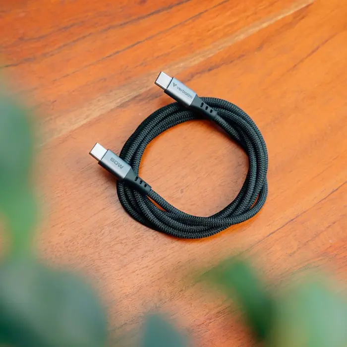 Verbatim Sync & Charge kabel USB-C na USB-C 100W, 120 cm