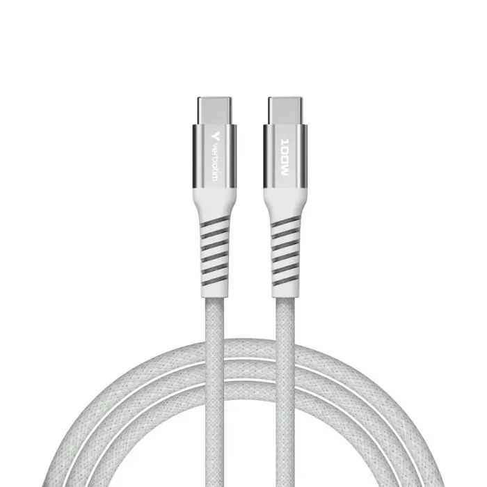 Verbatim Sync & Charge kabel USB-C na USB-C 100W Magnetic 120 cm - sivi