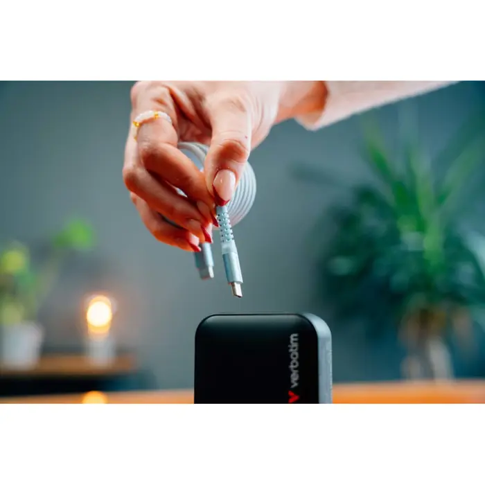 Verbatim Sync & Charge kabel USB-C na USB-C 100W Magnetic 120 cm - plavi