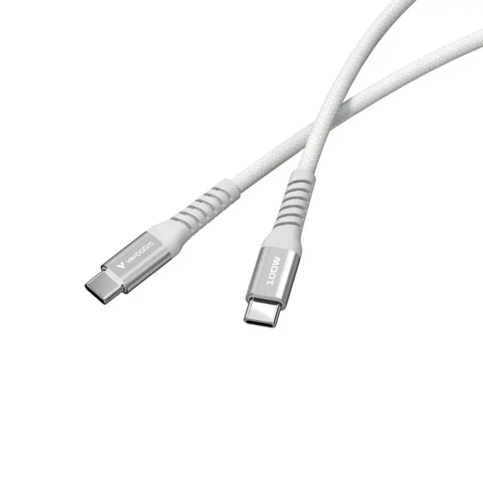 Verbatim Sync & Charge kabel USB-C na USB-C 100W Magnetic 120 cm - sivi