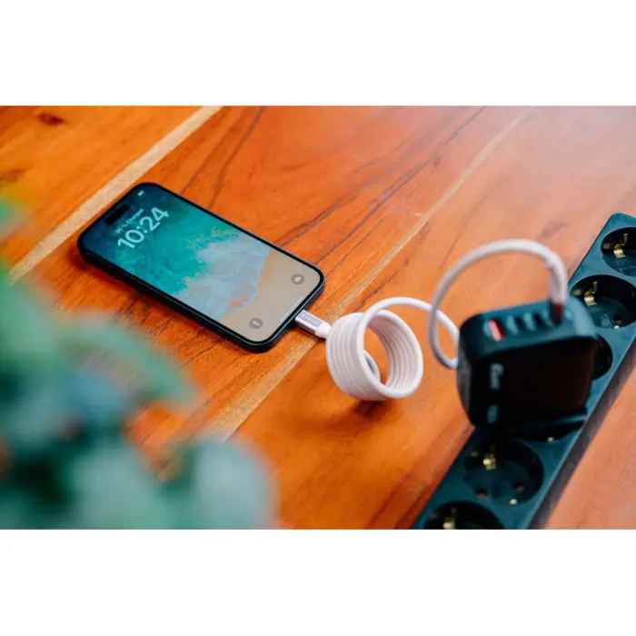 Verbatim Sync & Charge kabel USB-C na USB-C 60W Magnetic 120 cm - sivi