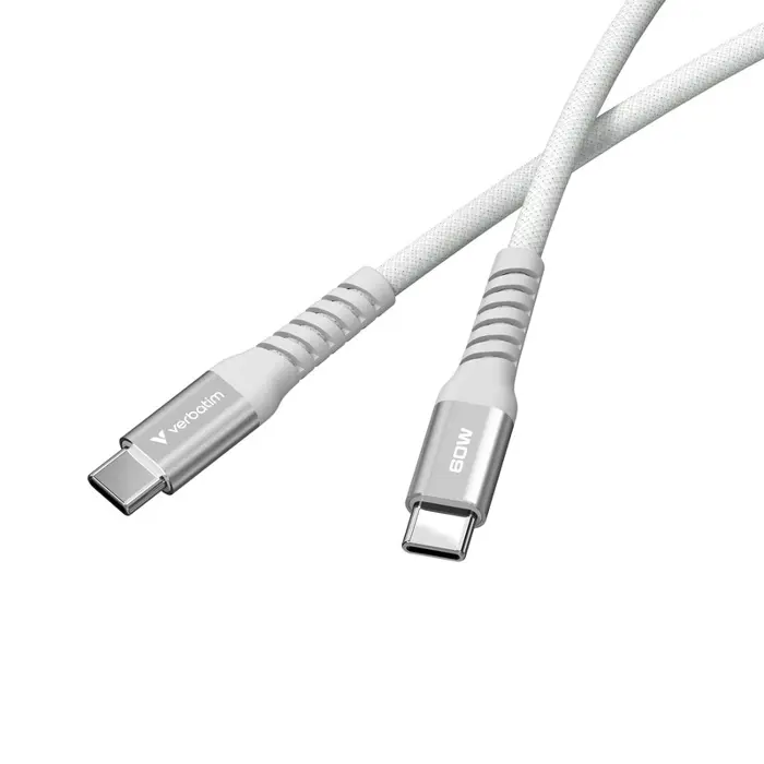 Verbatim Sync & Charge kabel USB-C na USB-C 60W Magnetic 120 cm - sivi