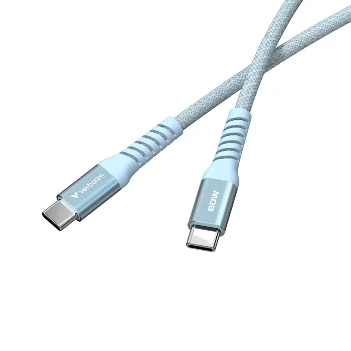 Verbatim Sync & Charge kabel USB-C na USB-C 60W Magnetic 120 cm - plavi