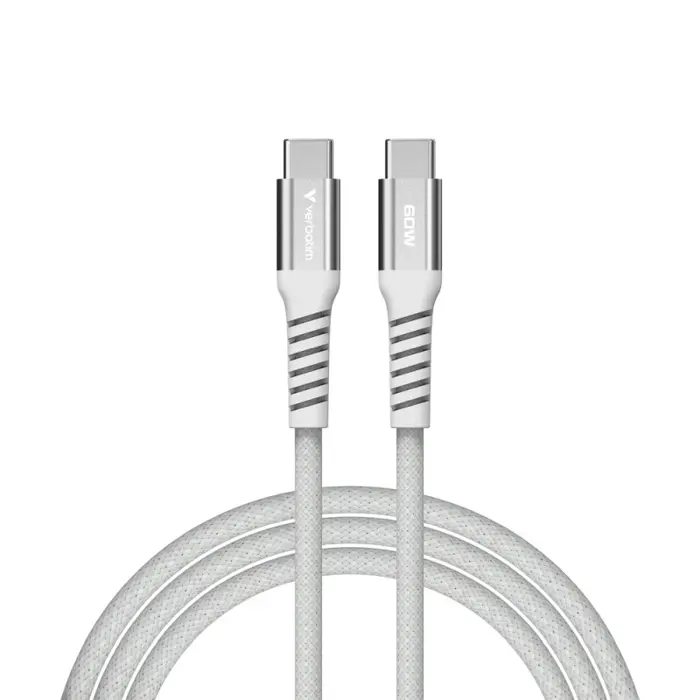 Verbatim Sync & Charge kabel USB-C na USB-C 60W Magnetic 120 cm - sivi