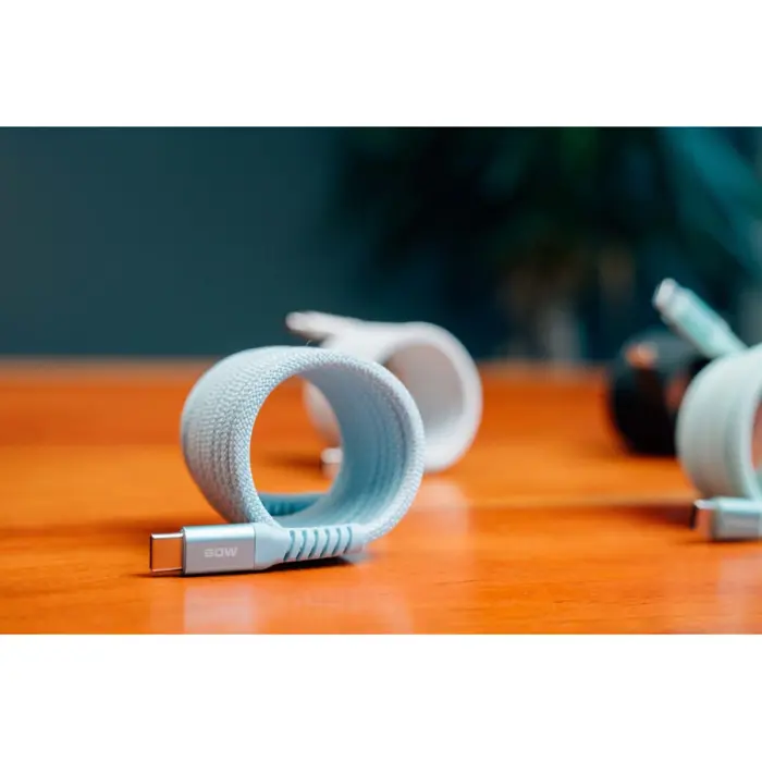 Verbatim Sync & Charge kabel USB-C na USB-C 60W Magnetic 120 cm - plavi