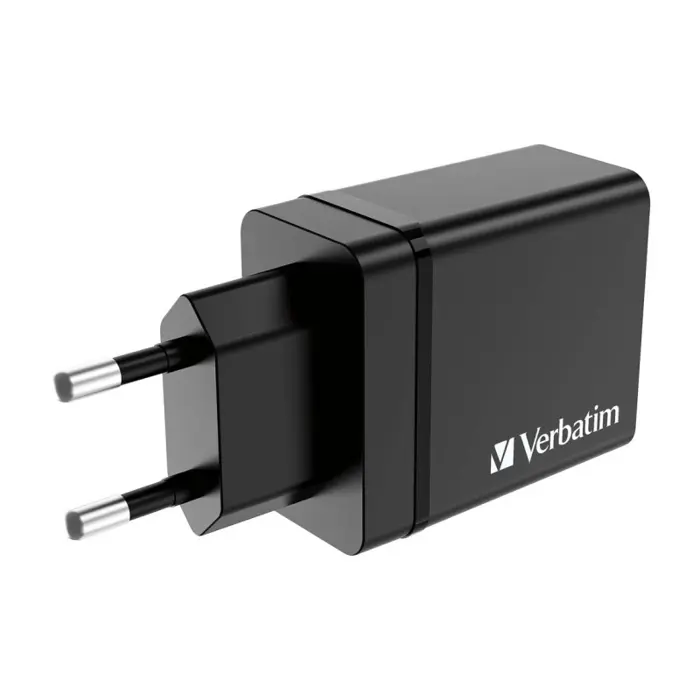 Verbatim zidni punjač od 30 W s 4 USB priključka - crni