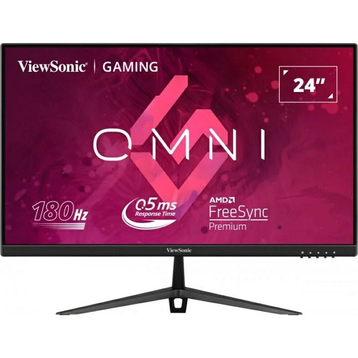 ViewSonic Monitor VX2428, 23.8" 1920x1080, IPS, 180Hz-1ms, 2xHDMI, DP, Speakers