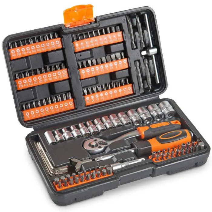 VonHaus 130 partial set of socket wrenches