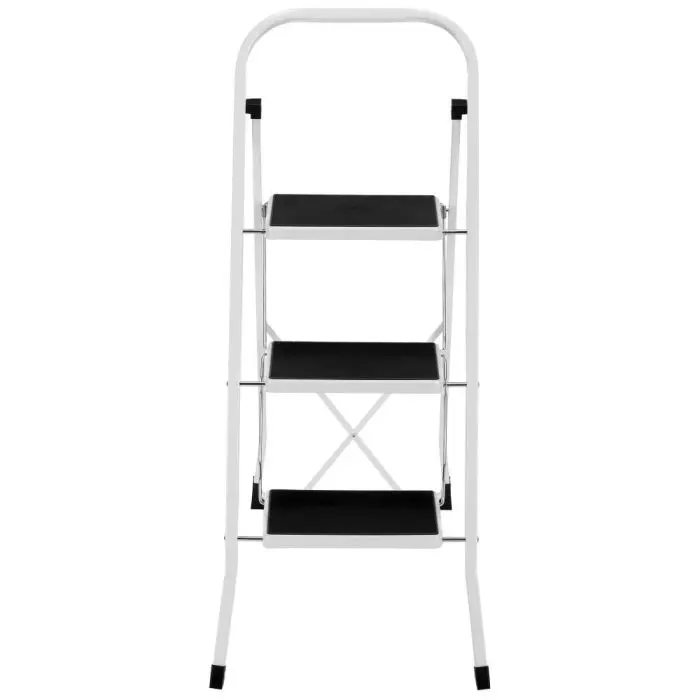 VonHaus 3 shelf steel ladder