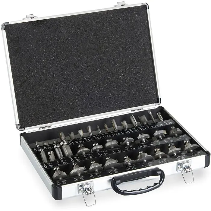 VonHaus 35-piece set of 6mm cutter bits