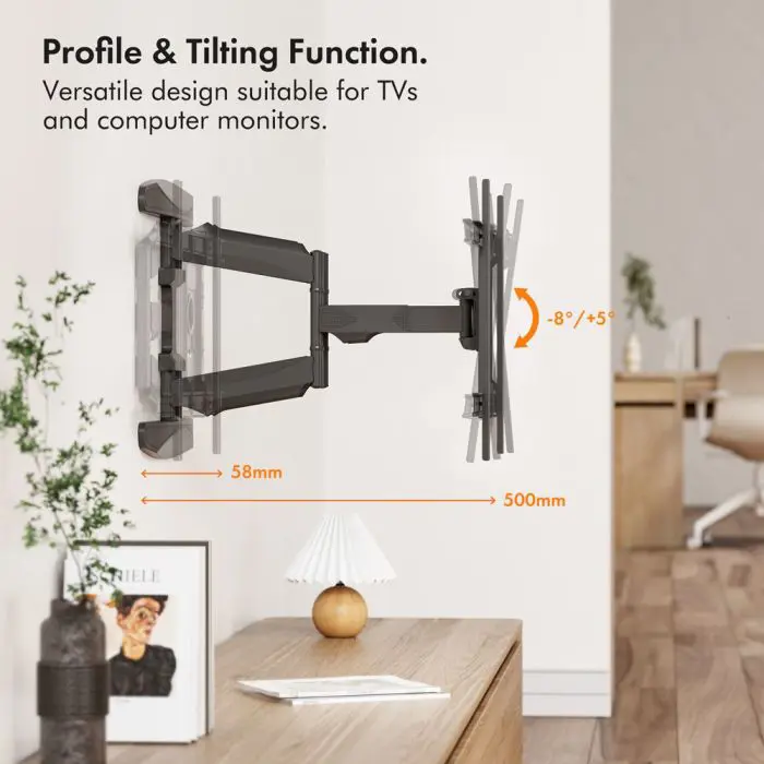 VonHaus 37-70 "tilting wall bracket up to 45kg