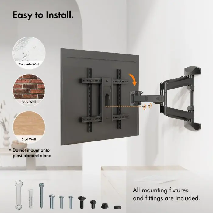 VonHaus 37-70 "tilting wall bracket up to 45kg