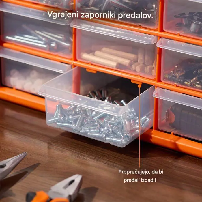 VonHaus 44-piece organizer 16x50x39cm