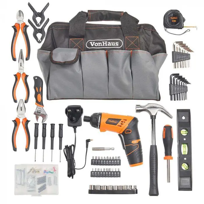 VonHaus 94 Piece Hand Tools and Screwdrivers