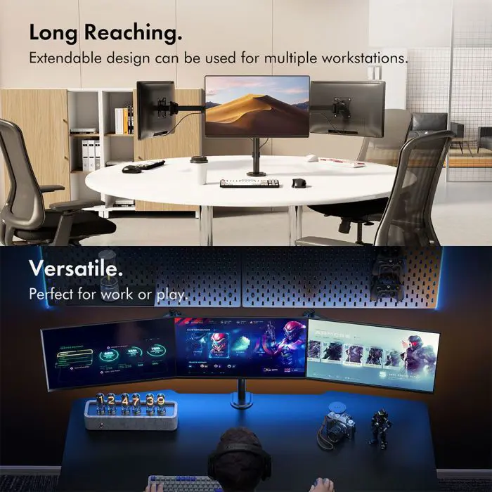Vonhaus bracket for three monitors up to 27 ''