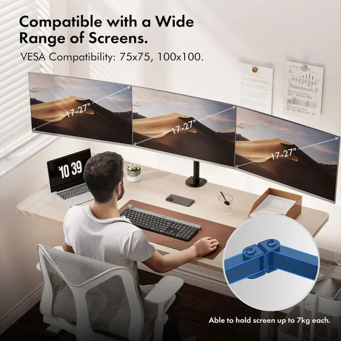 Vonhaus bracket for three monitors up to 27 ''