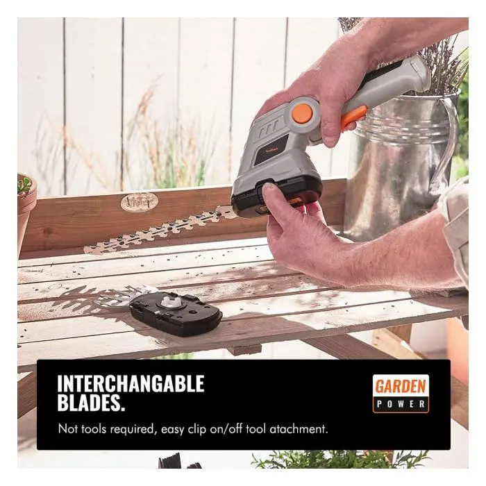 VonHaus cordless scissors for shrubs and grass